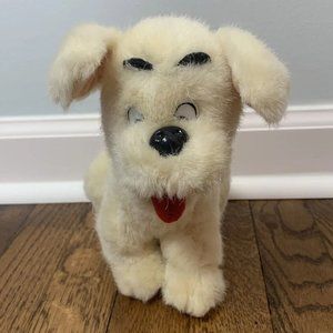 Kuddle Me Toys Dog Plush White Swiss Shepherd Puppy Stuffed Animal Tongue Out